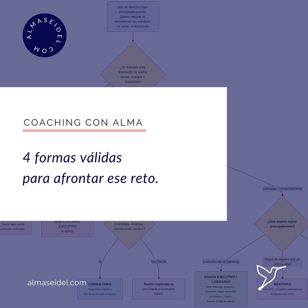 4 formas válidas para afrontar ese reto. - Coaching con Alma Seidel