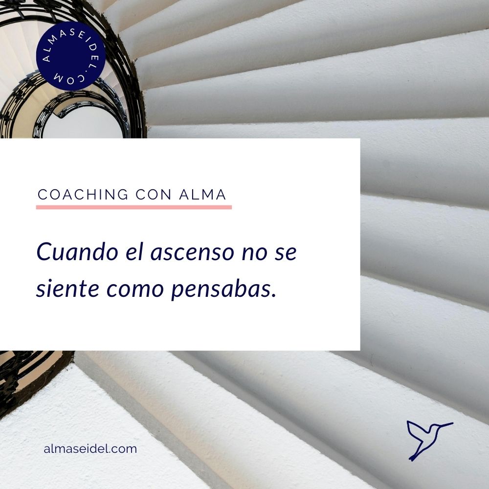 Cuando el ascenso no se siente como pensabas - Coaching Ejecutivo y de Equipos con Alma Seidel