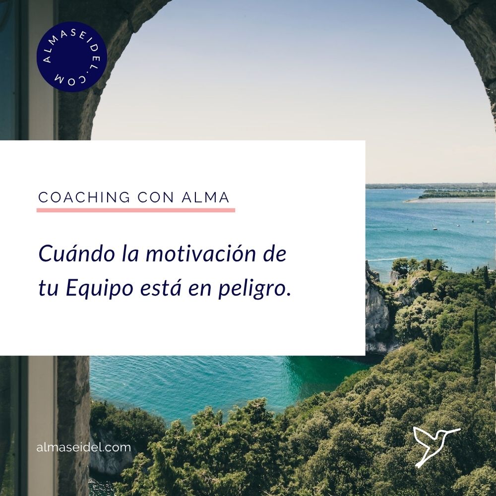 Cuándo la motivación de tu Equipo está en peligro. - Coaching con Alma Seidel