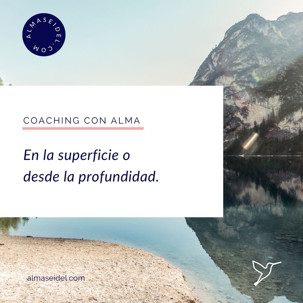 En la superficie o desde la profundidad - Coaching con Alma Seidel