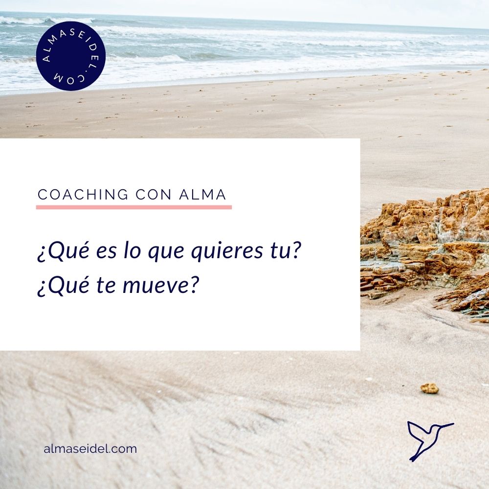 ¿Qué es lo que quieres tu. Coaching con Alma Seidel.